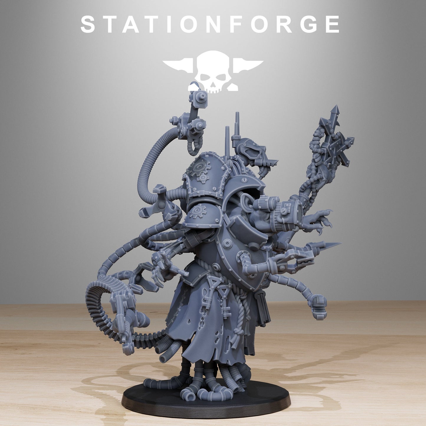 3D Printed Raticus Priest by StationForge Miniatures