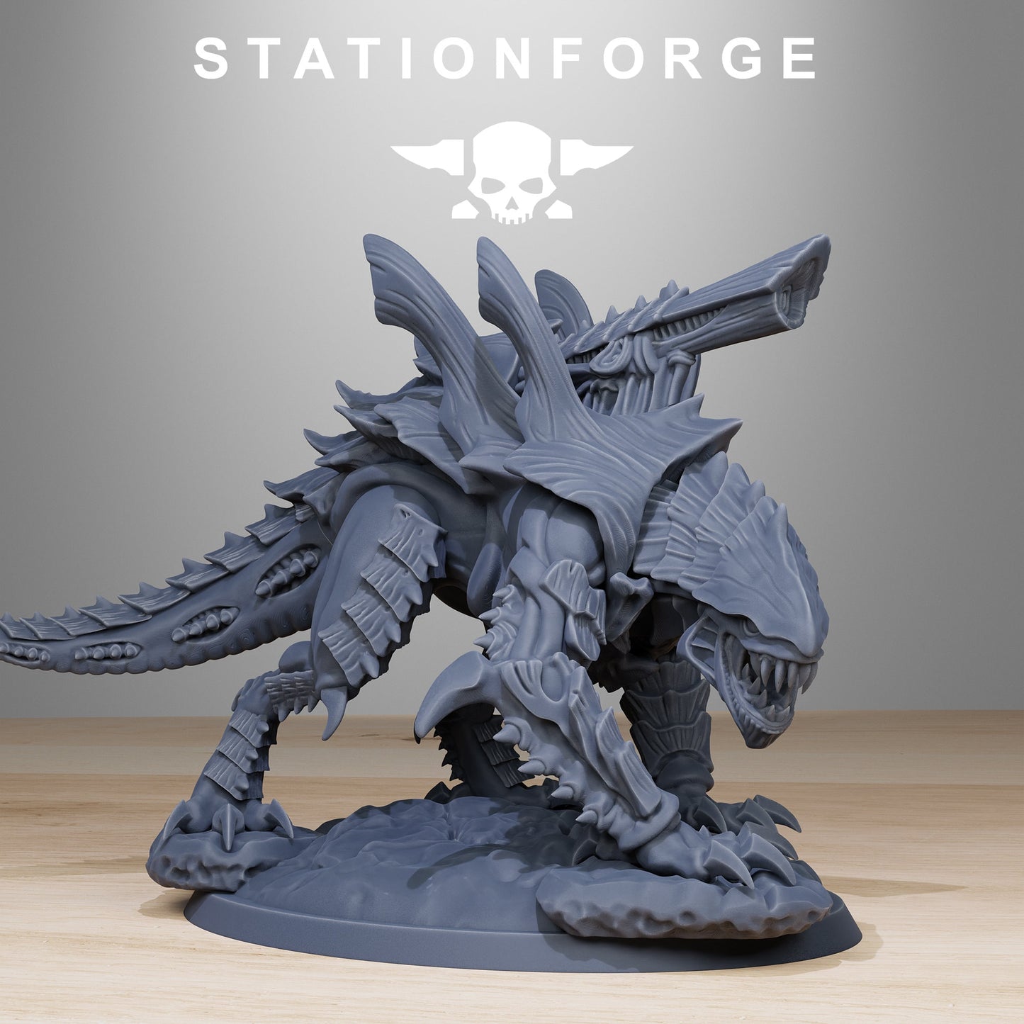 3D Printed Xenarid Predator by StationForge Miniatures