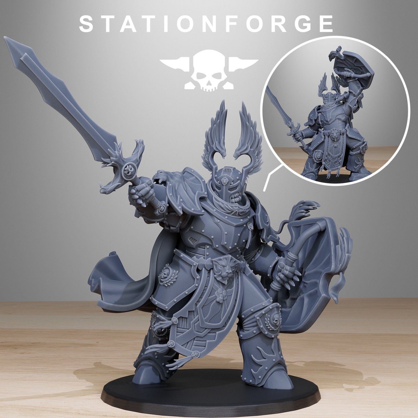 3D Printed Socratis Archon by StationForge Miniatures