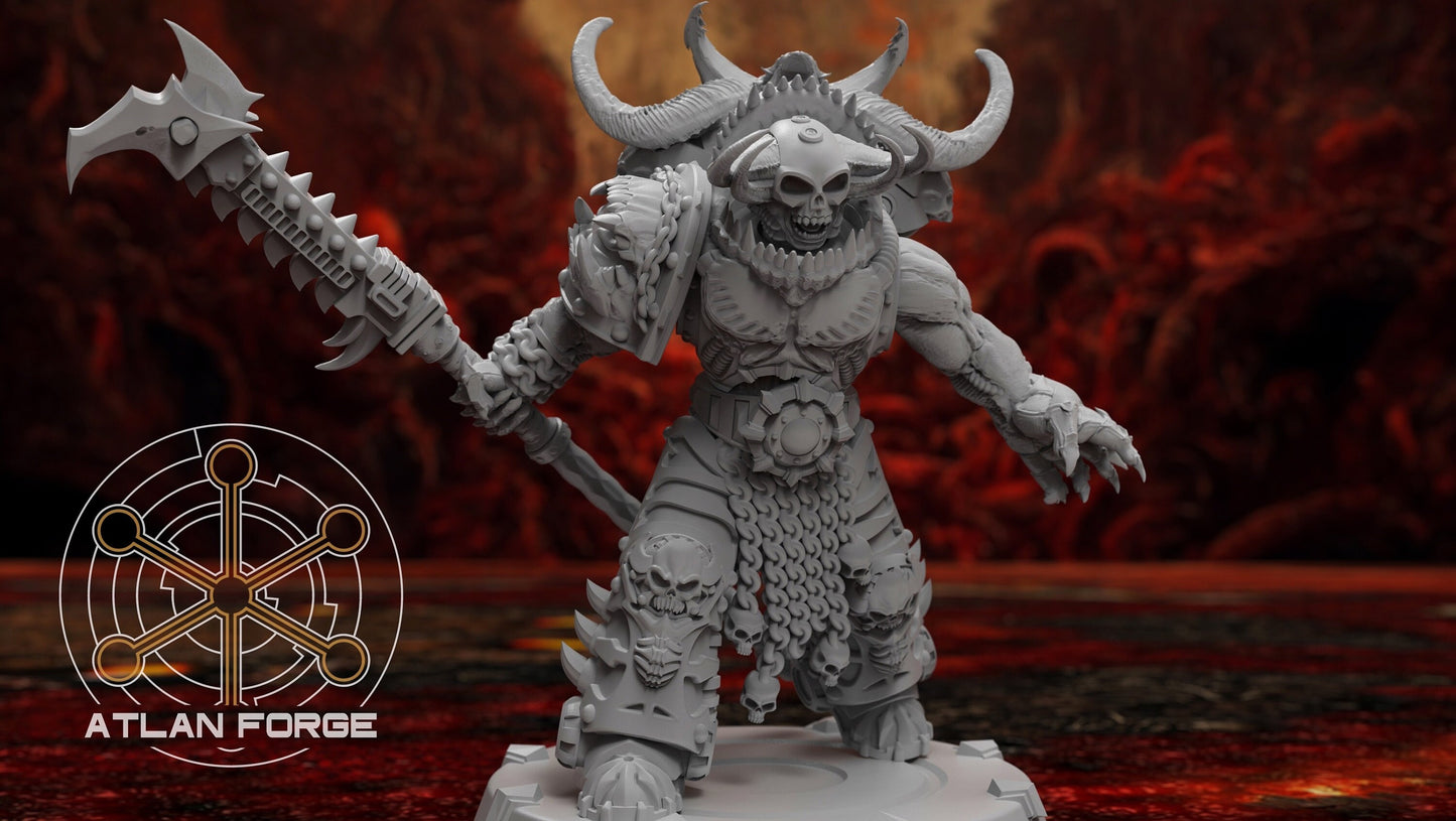 3d Printed Champions of Hades by Atlan Forge Miniatures