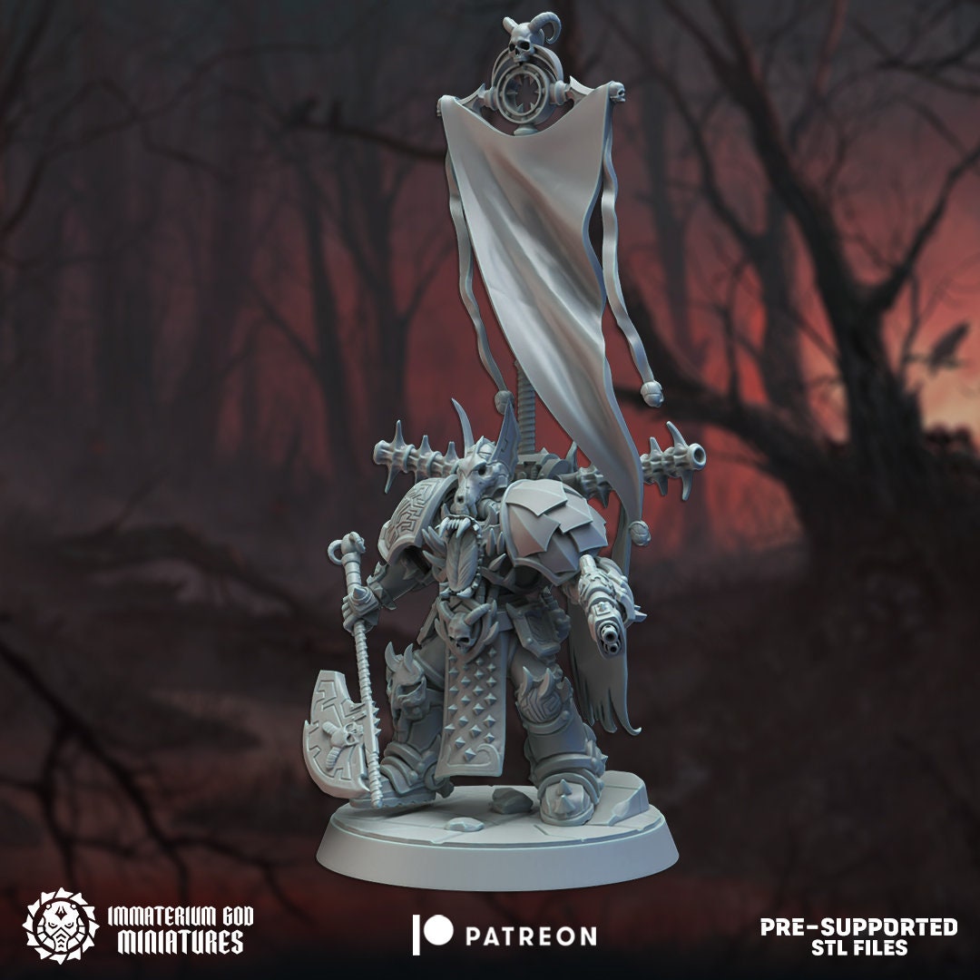 3d Printed Bloodbringer by Immaterium God Miniatures