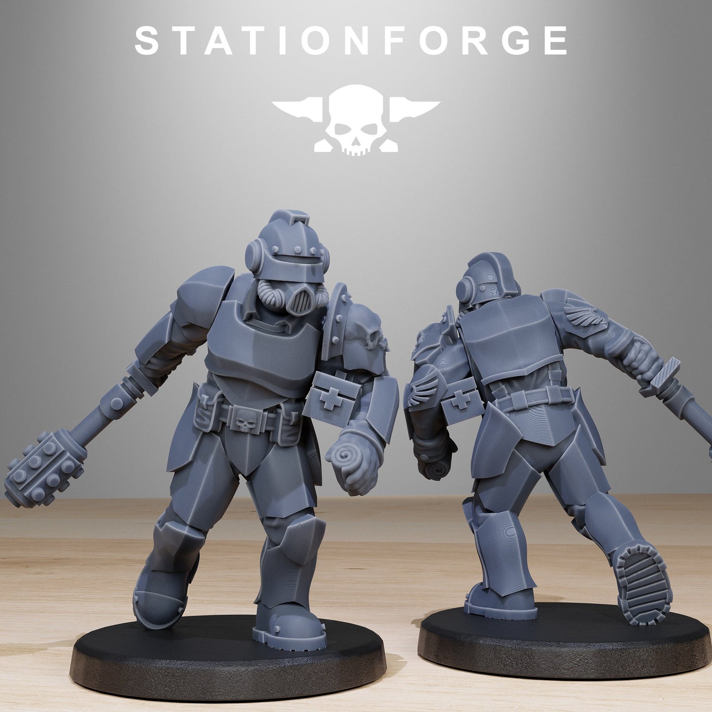 3D Printed GrimGuard Enforcers by StationForge Miniatures