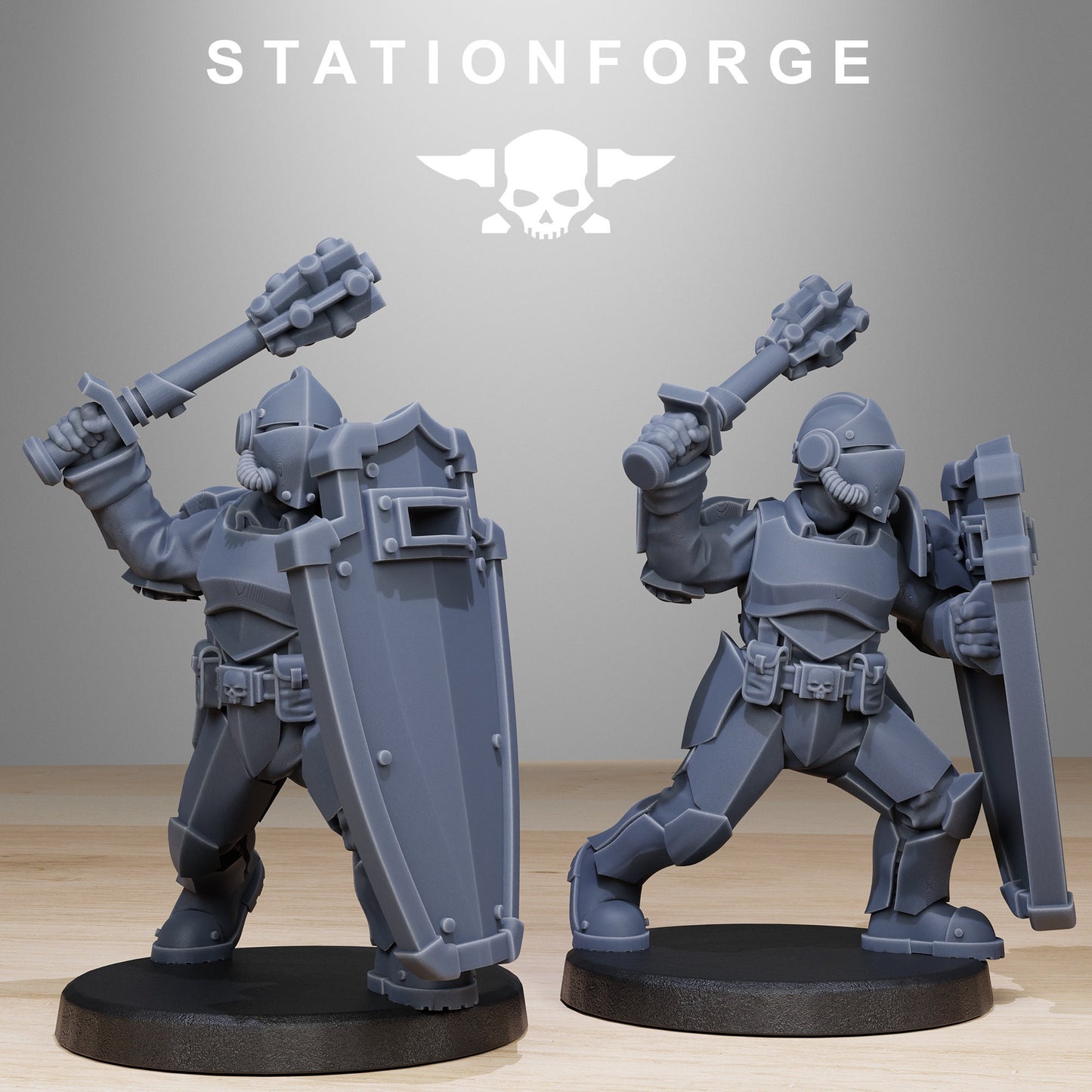 3D Printed GrimGuard Enforcers by StationForge Miniatures