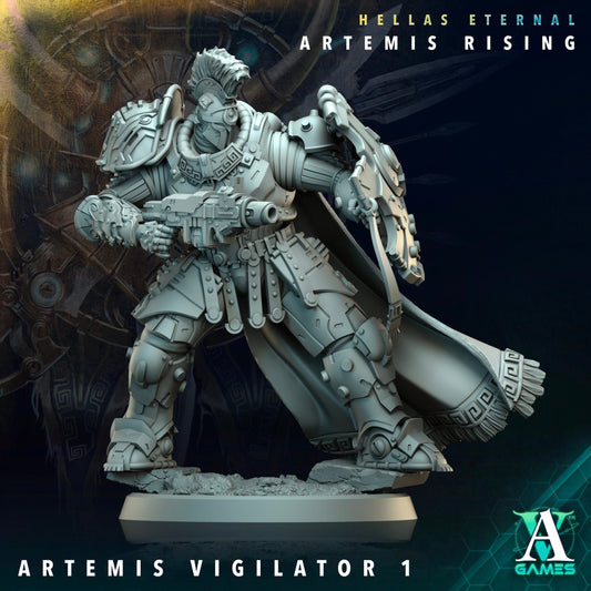 3D Printed Artemis Vigilator by Archvillain Games