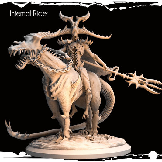 3d Printed Infernal Rider by Monolith Arts