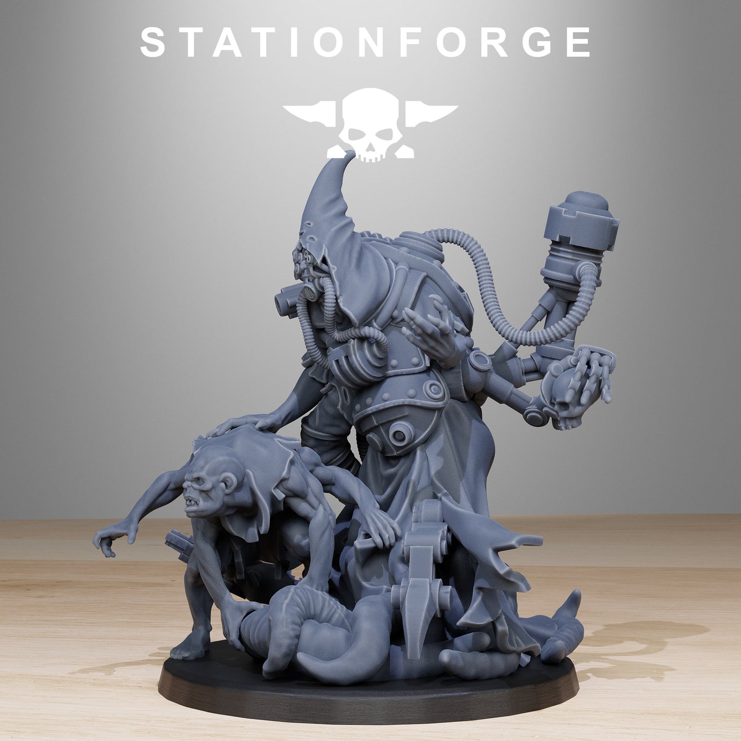 3D Printed Scavenger Lotharius by StationForge Miniatures