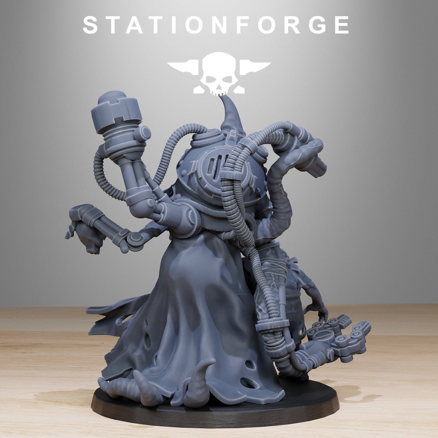 3D Printed Scavenger Lotharius by StationForge Miniatures