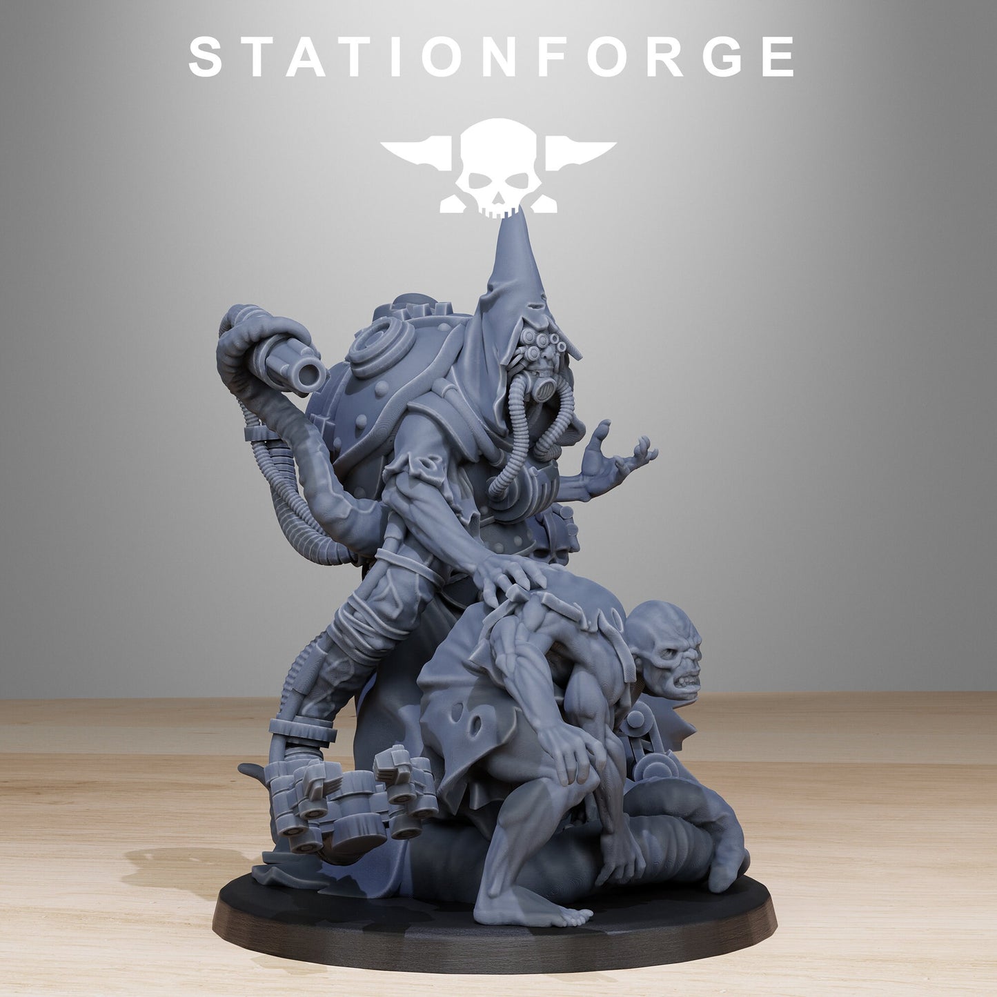 3D Printed Scavenger Lotharius by StationForge Miniatures