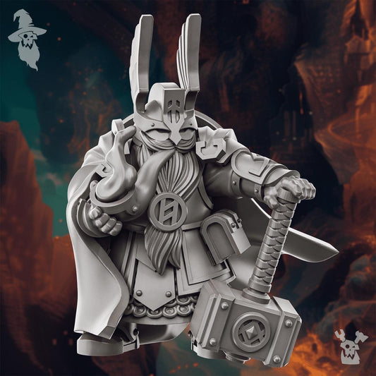 3D printed Gero Steelhammer by DakkaDakka Miniatures