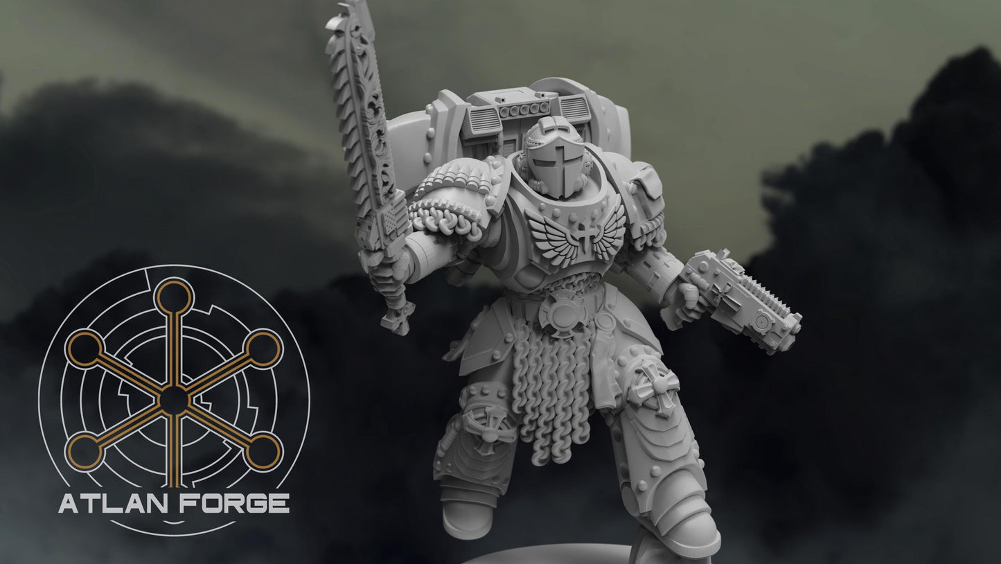 3d Printed Templar Assault Warhawks by Atlan Forge Miniatures