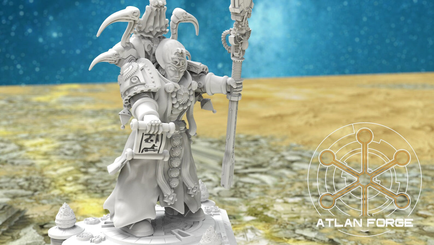 3d Printed Mages of Aegyptus x3 by Atlan Forge Miniatures