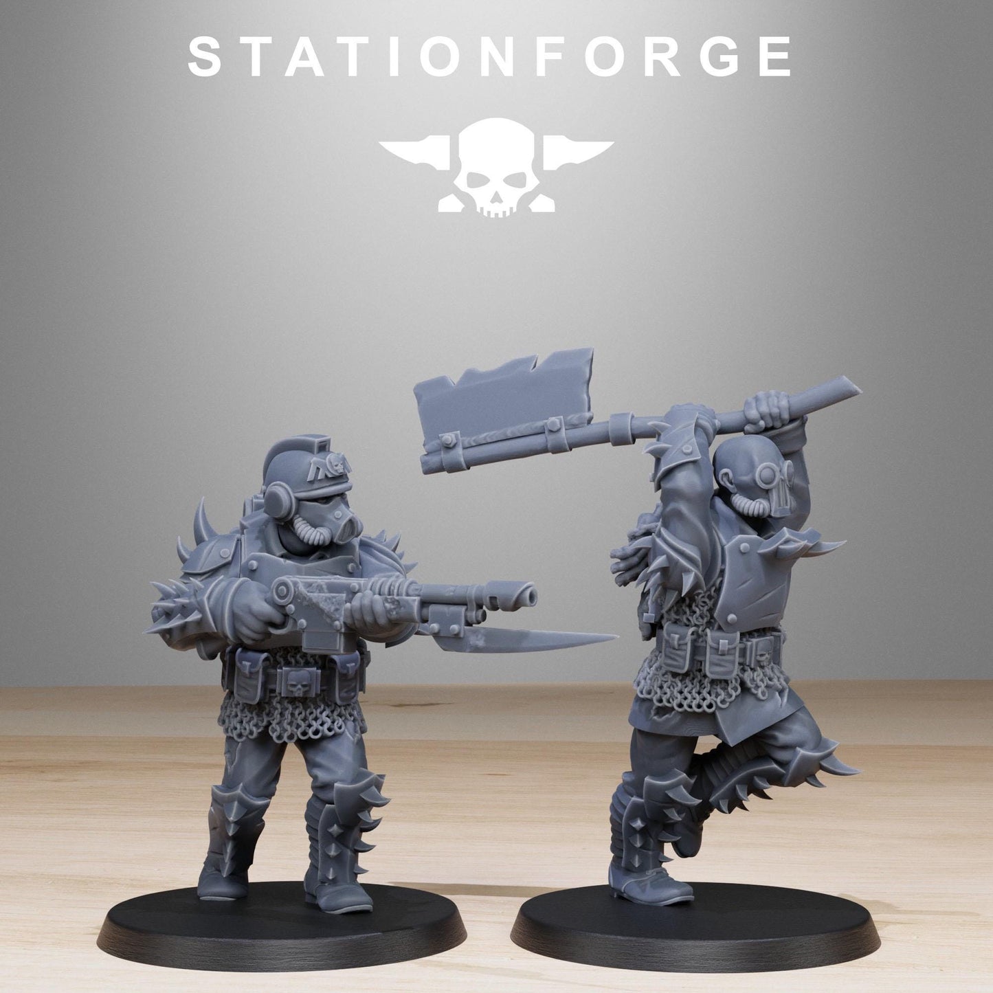 3D Printed Corrupted Guard Build Kit by StationForge Miniatures