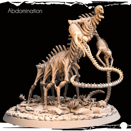 3d Printed Skeletal Abomination by Monolith Arts