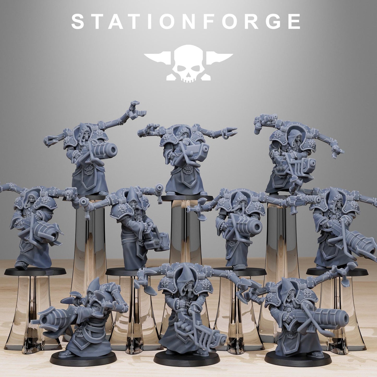 3D Printed Scavenger Volatiles Infantry by StationForge Miniatures