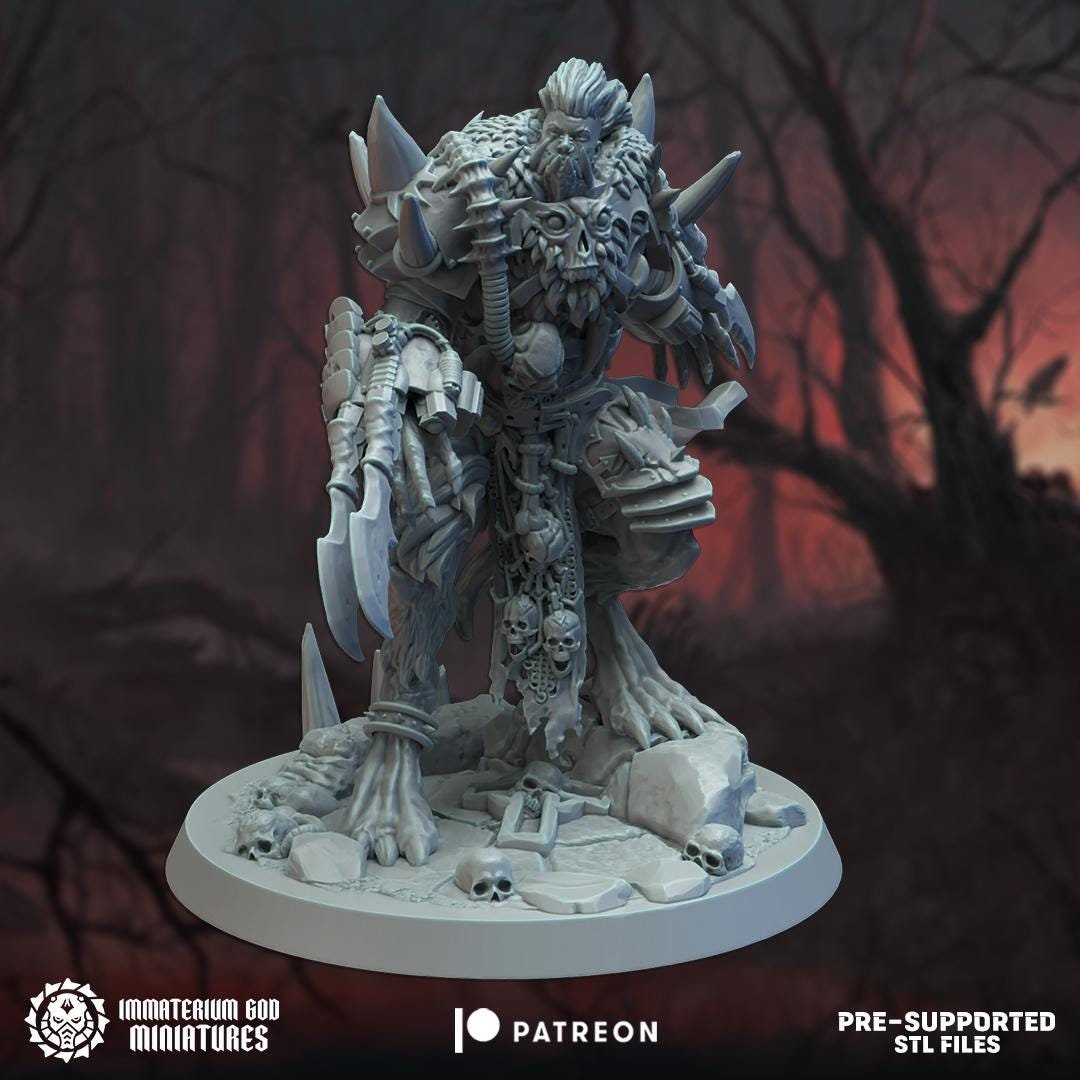 3d Printed Yaroslav The Beast by Immaterium God Miniatures