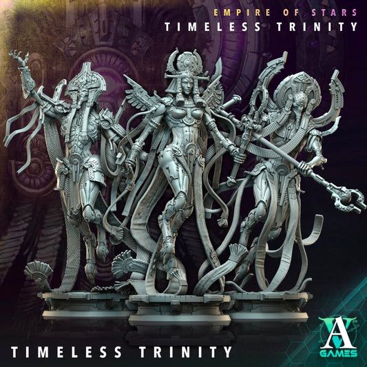 3D Printed Timeless Trinity by Archvillain Games