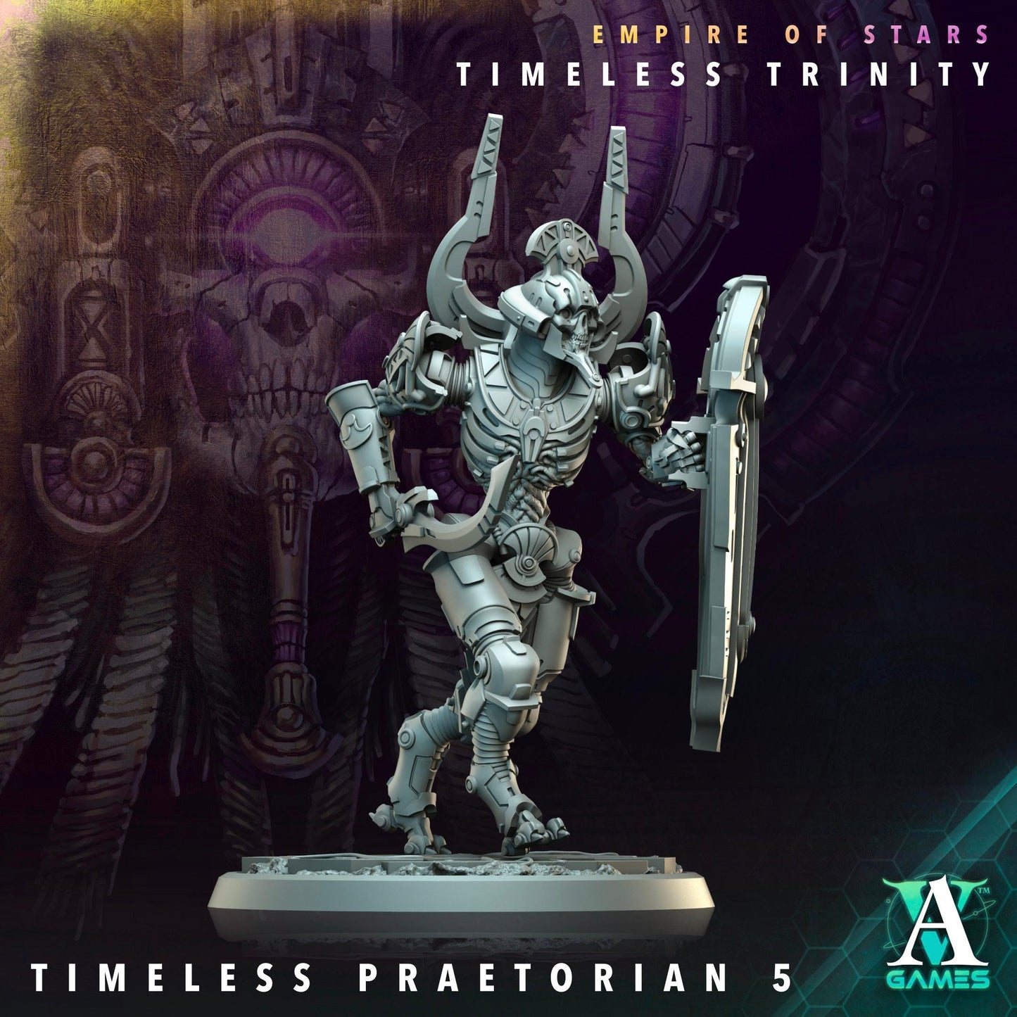 3D Printed Timeless Praetorians by Archvillain Games