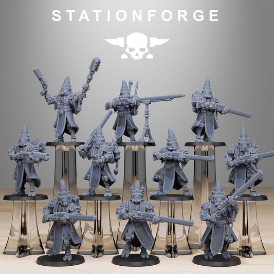 3D Printed Scavenger Cultists by StationForge Miniatures