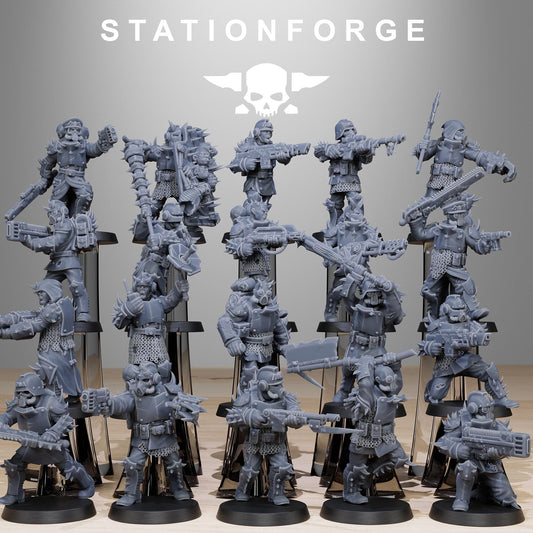 3D Printed Corrupted Guard Build Kit by StationForge Miniatures