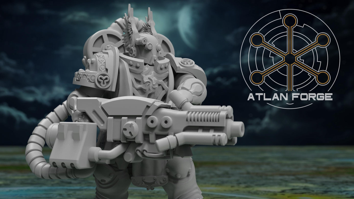 3d Printed Knights Angelic Heavy Support by Atlan Forge