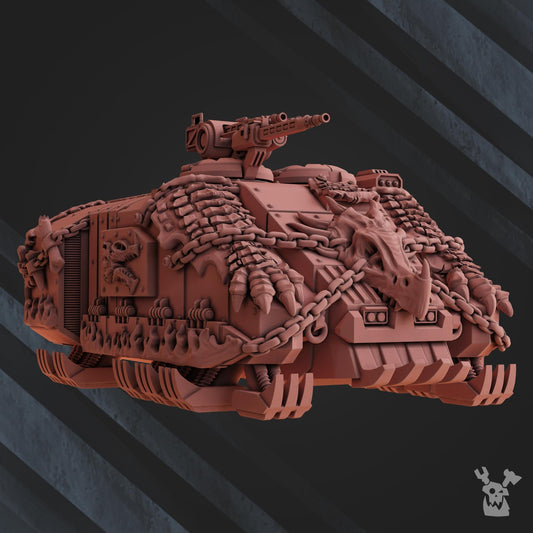 3d Printed Fire Lizard APC by DakkaDakka Miniatures