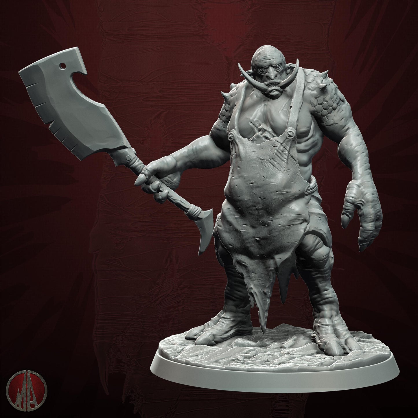 3D Printed Troll Chef by Monolith Arts