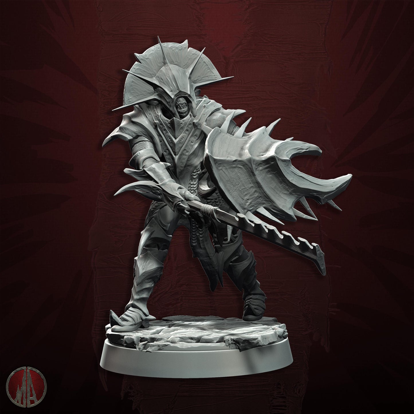 3D printed Orc Warriors by Monolith Arts