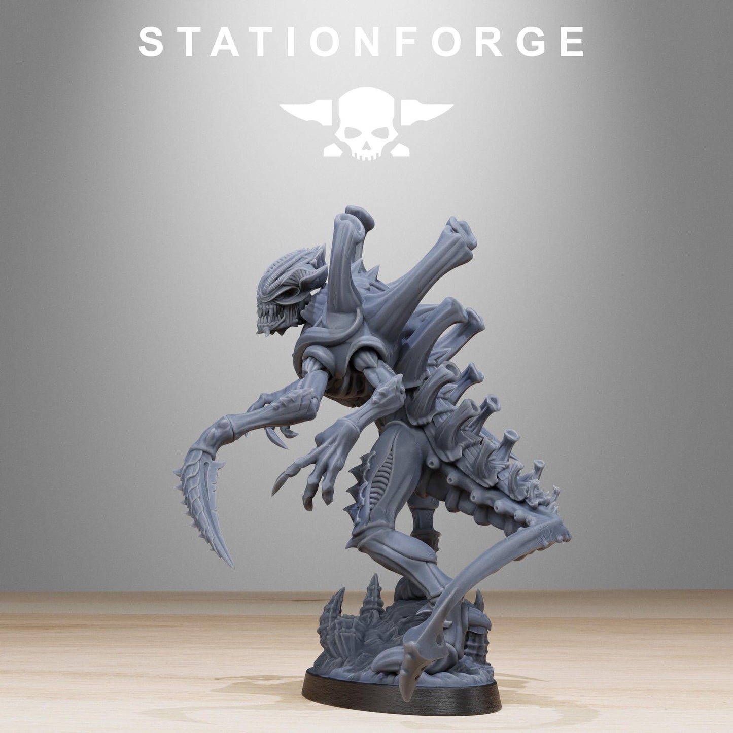 3D Printed Xenarid Void Stalker by StationForge Miniatures