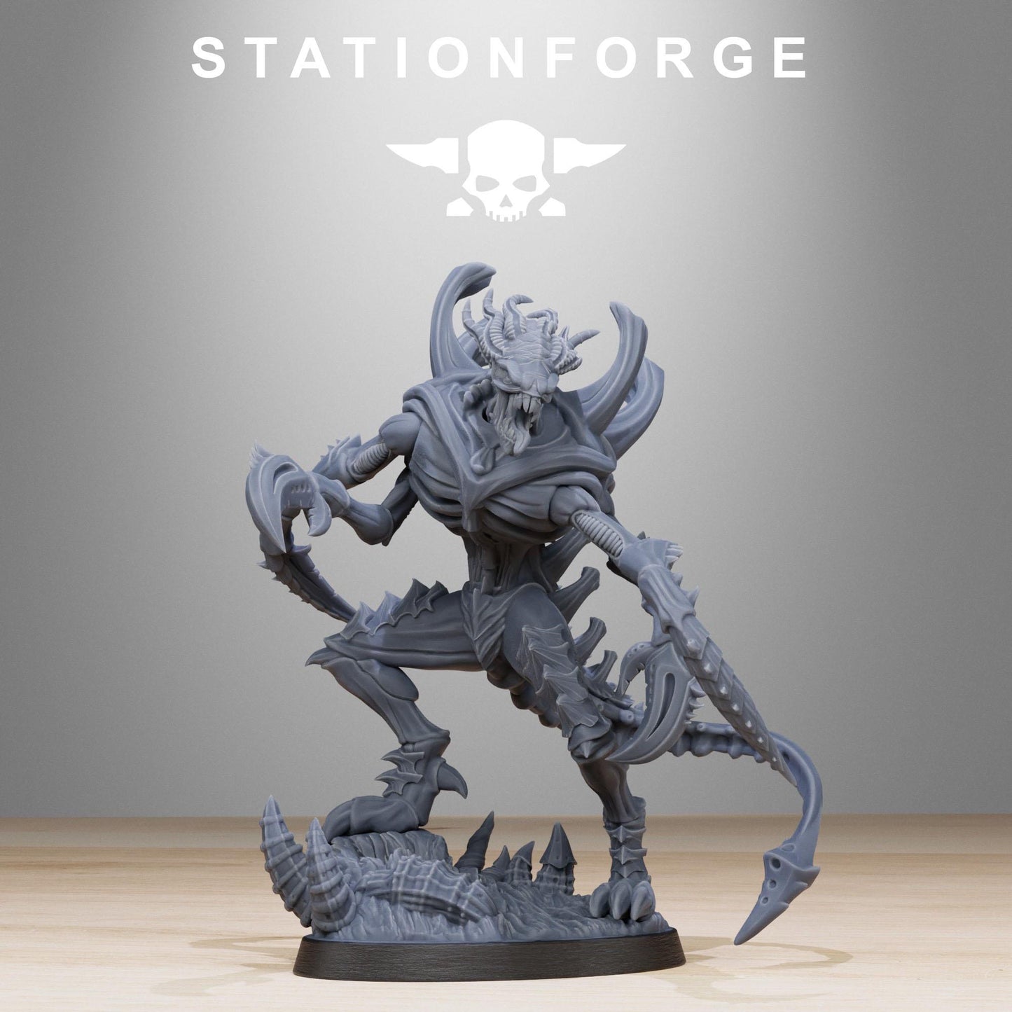 3D Printed Xenarid Void Stalker by StationForge Miniatures