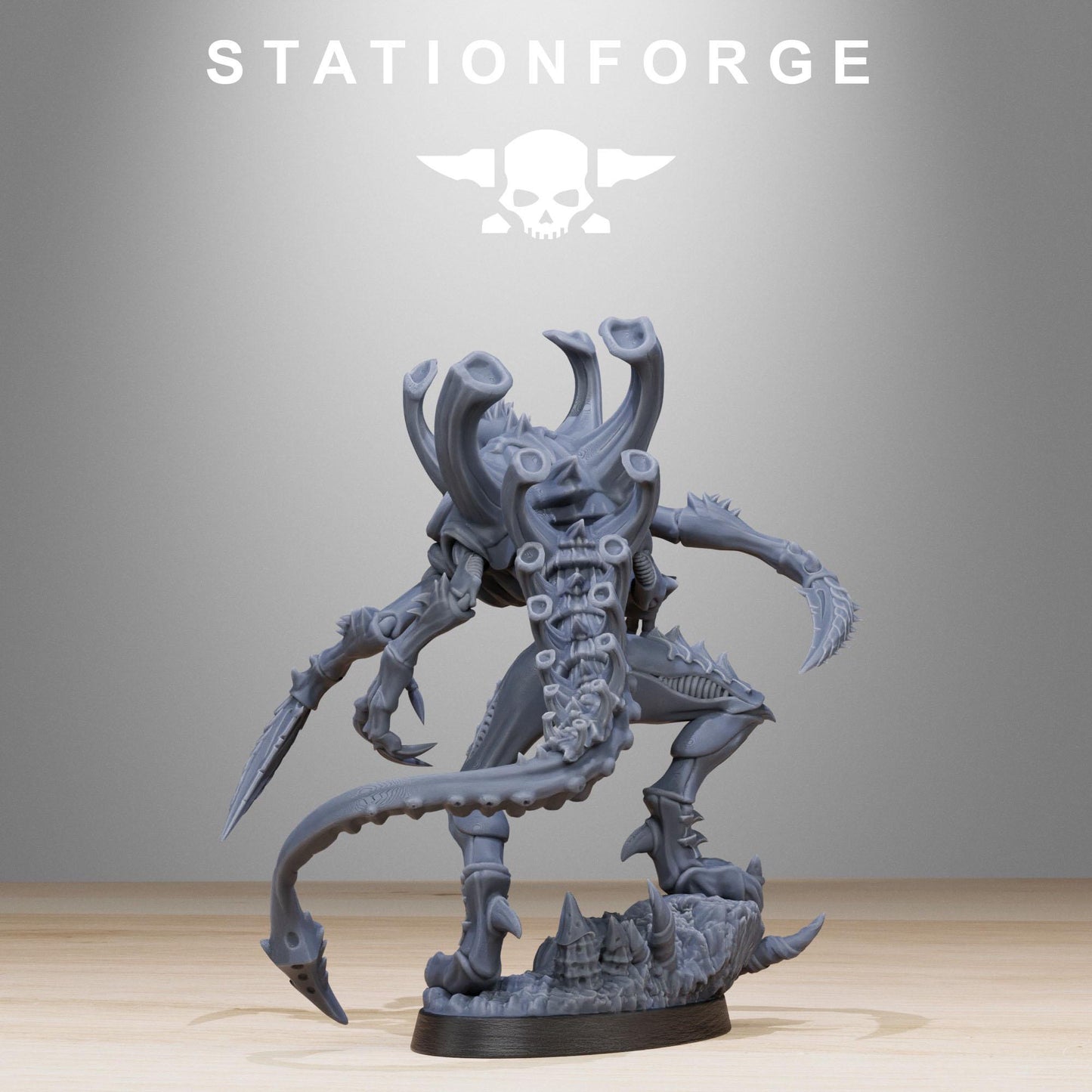 3D Printed Xenarid Void Stalker by StationForge Miniatures