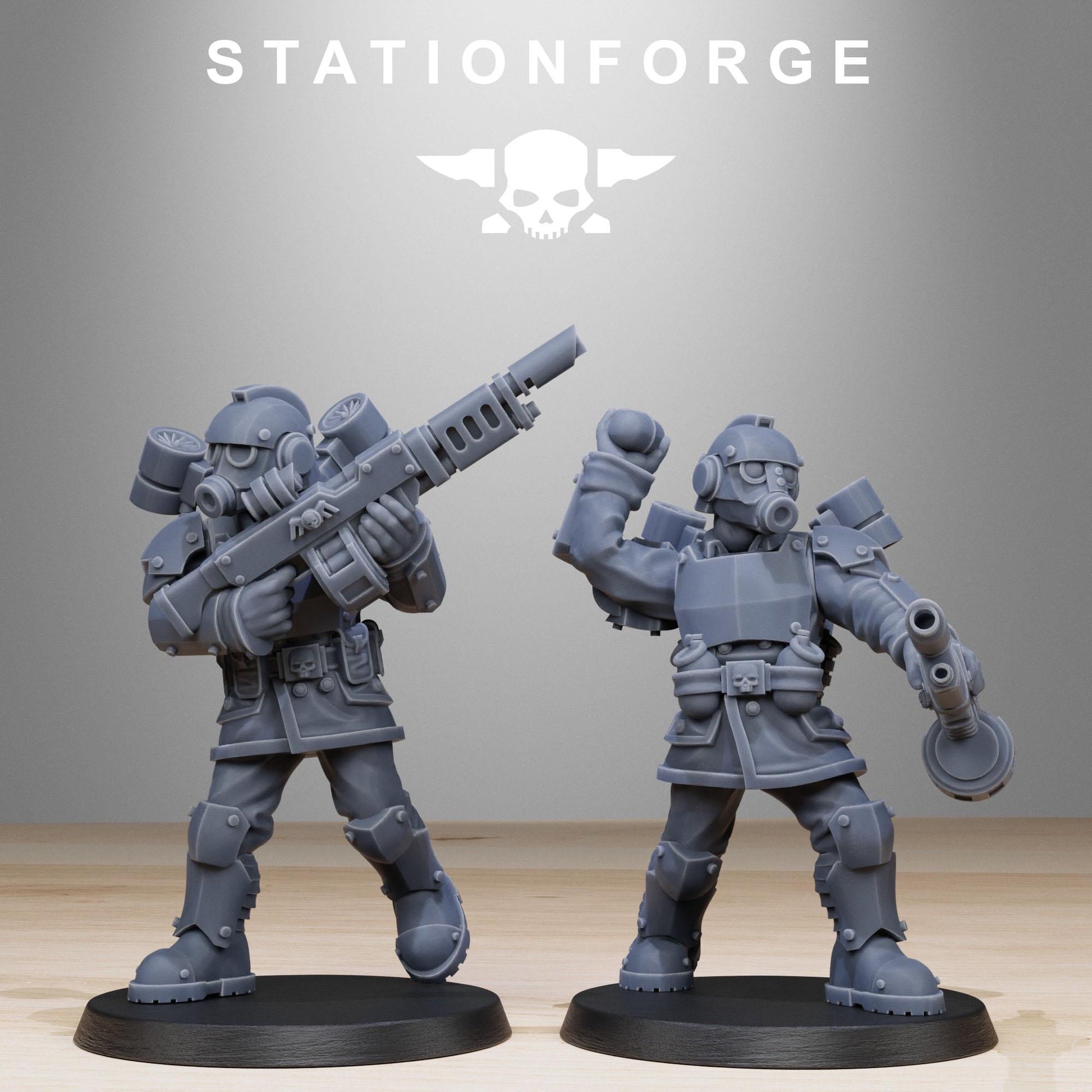 3D Printed GrimGuard Aerotroops by StationForge Miniatures – Last Hope ...