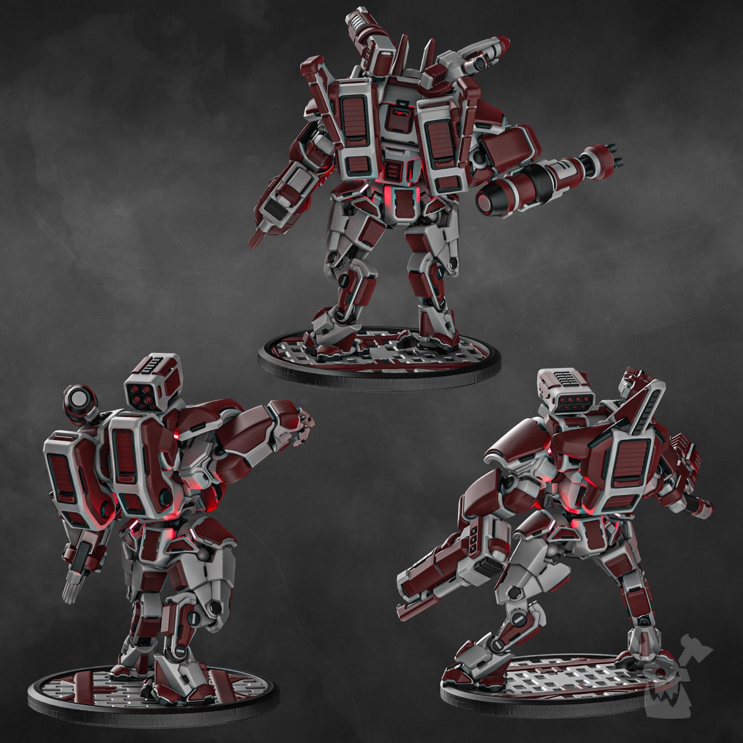 3d Printed Mech Blitz Suits by DakkaDakka Miniatures