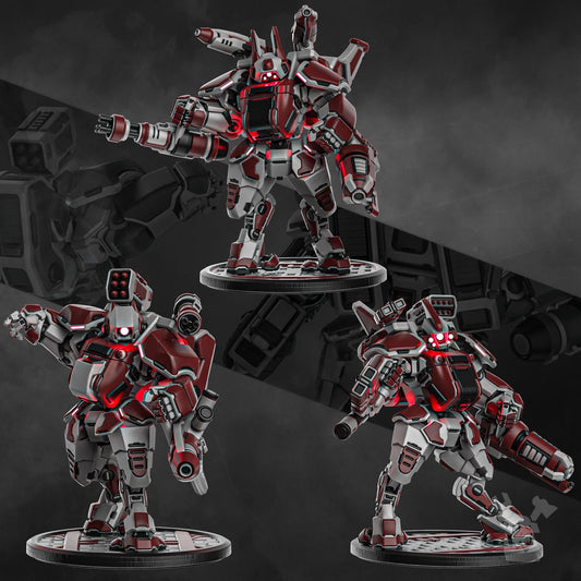 3d Printed Mech Blitz Suits by DakkaDakka Miniatures