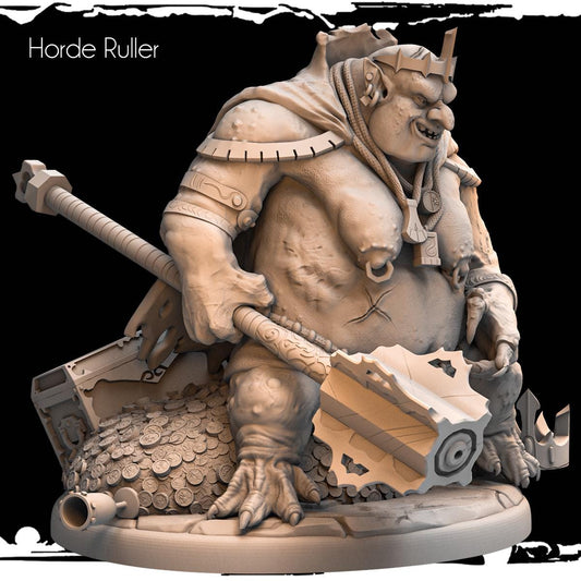 3D printed Goblin Horde Ruler by Monolith Arts