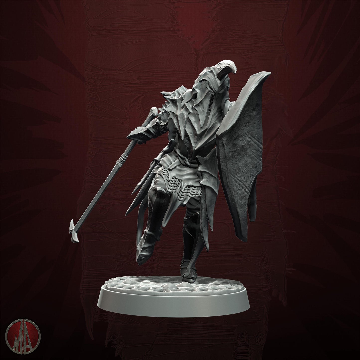 3D printed Orc Warriors by Monolith Arts