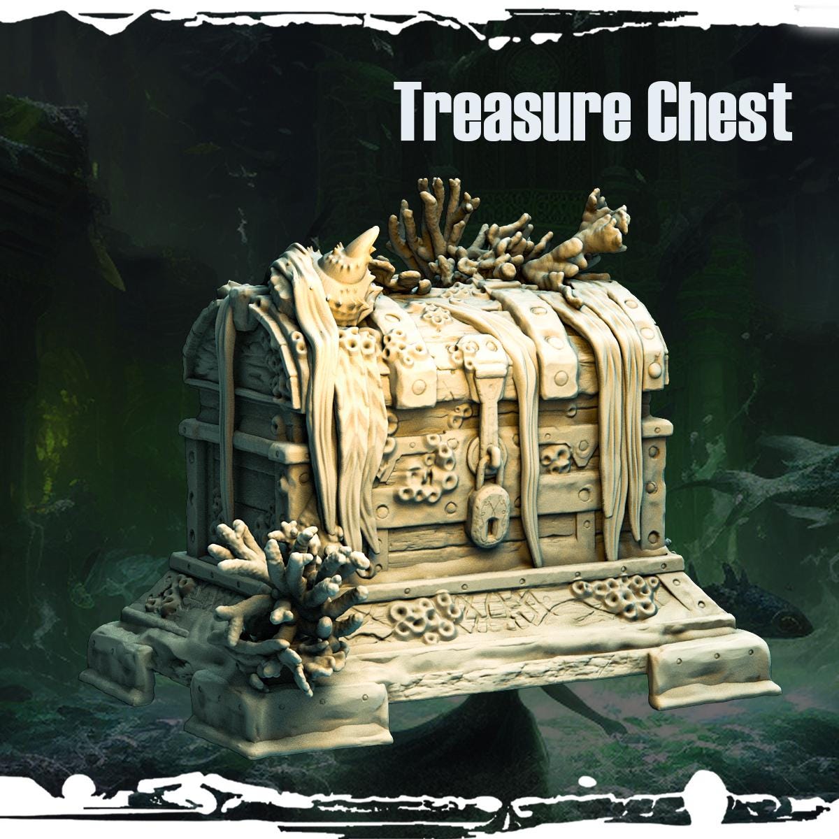 3d Printed Treasure Chest by Monolith Arts