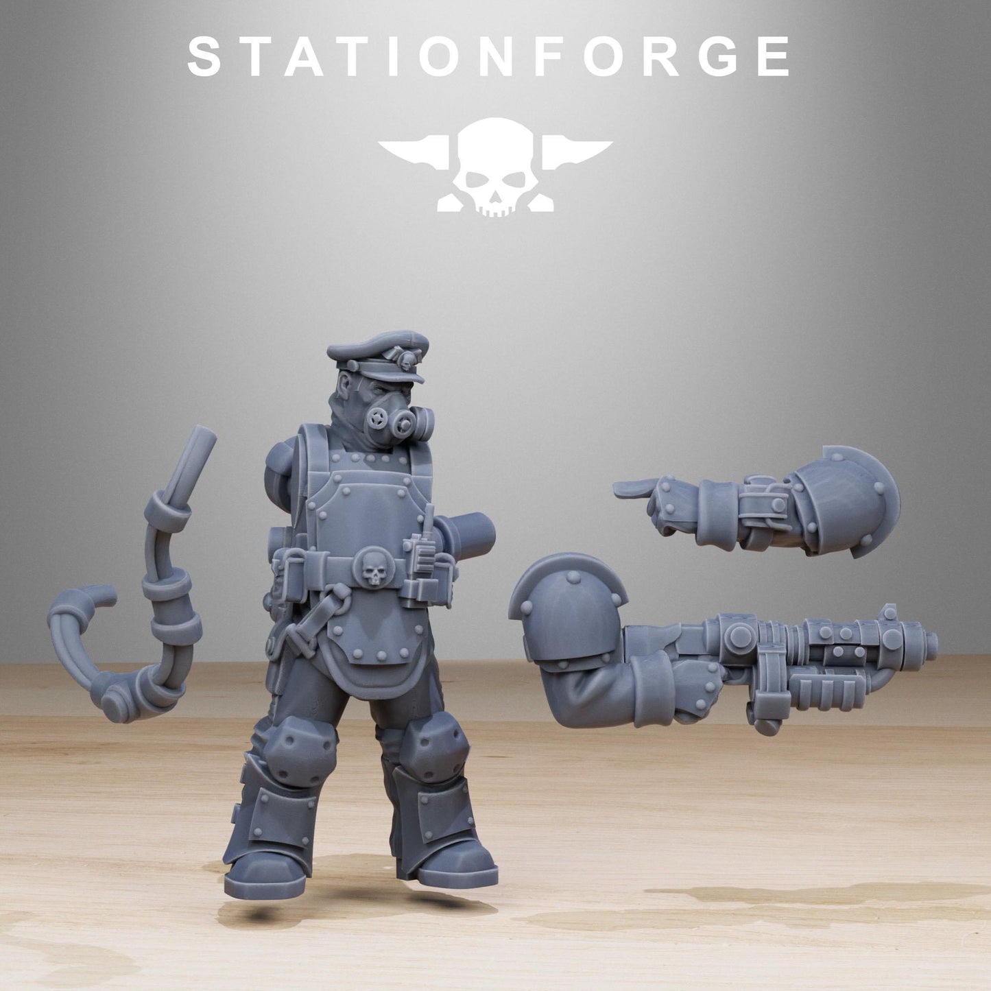 3D Printed GrimGuard Anti-Armor by StationForge Miniatures