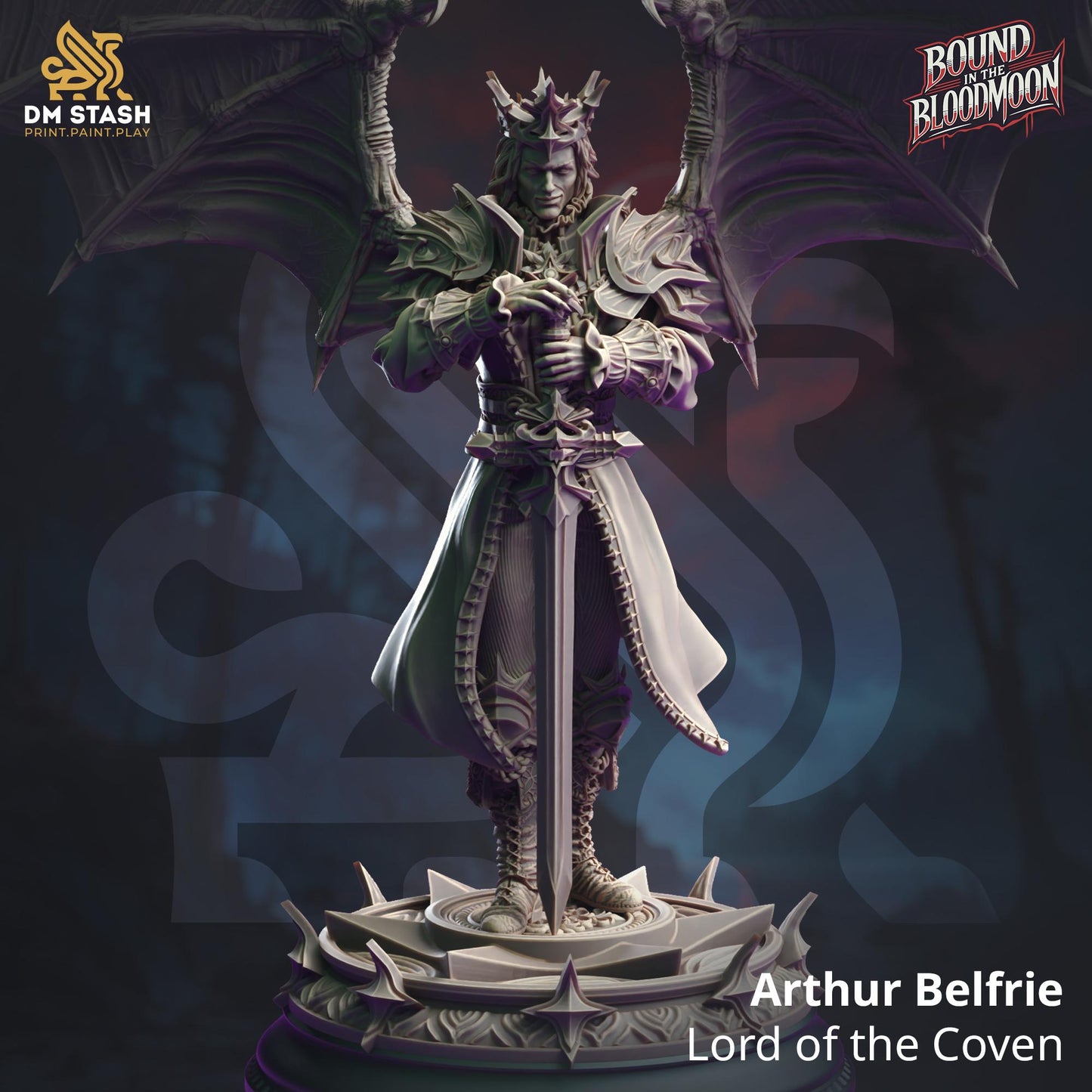 3D Printed Arthur Belfrie - Lord of the Coven by DM Stash