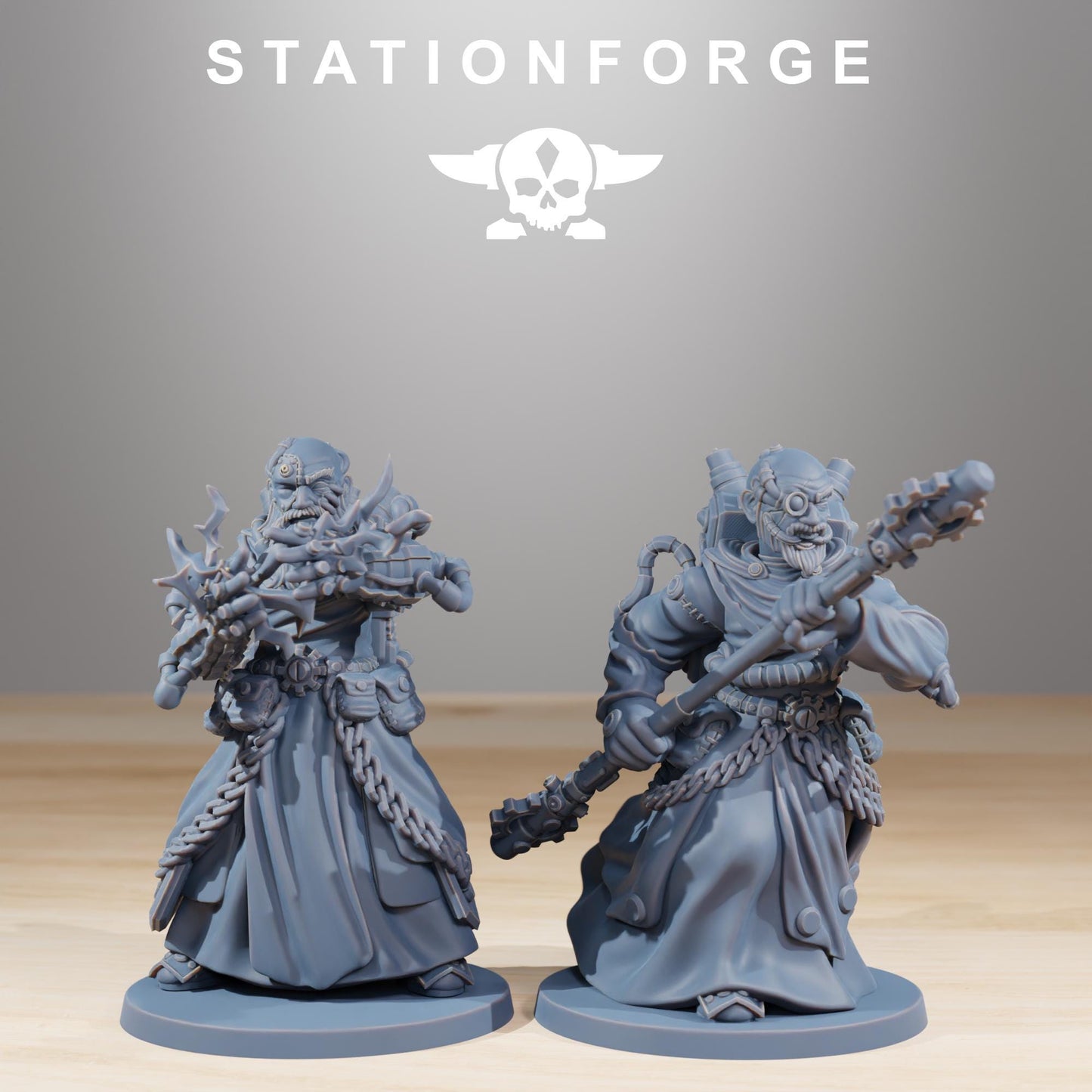 3D Printed Scavenger Preachers by StationForge Miniatures