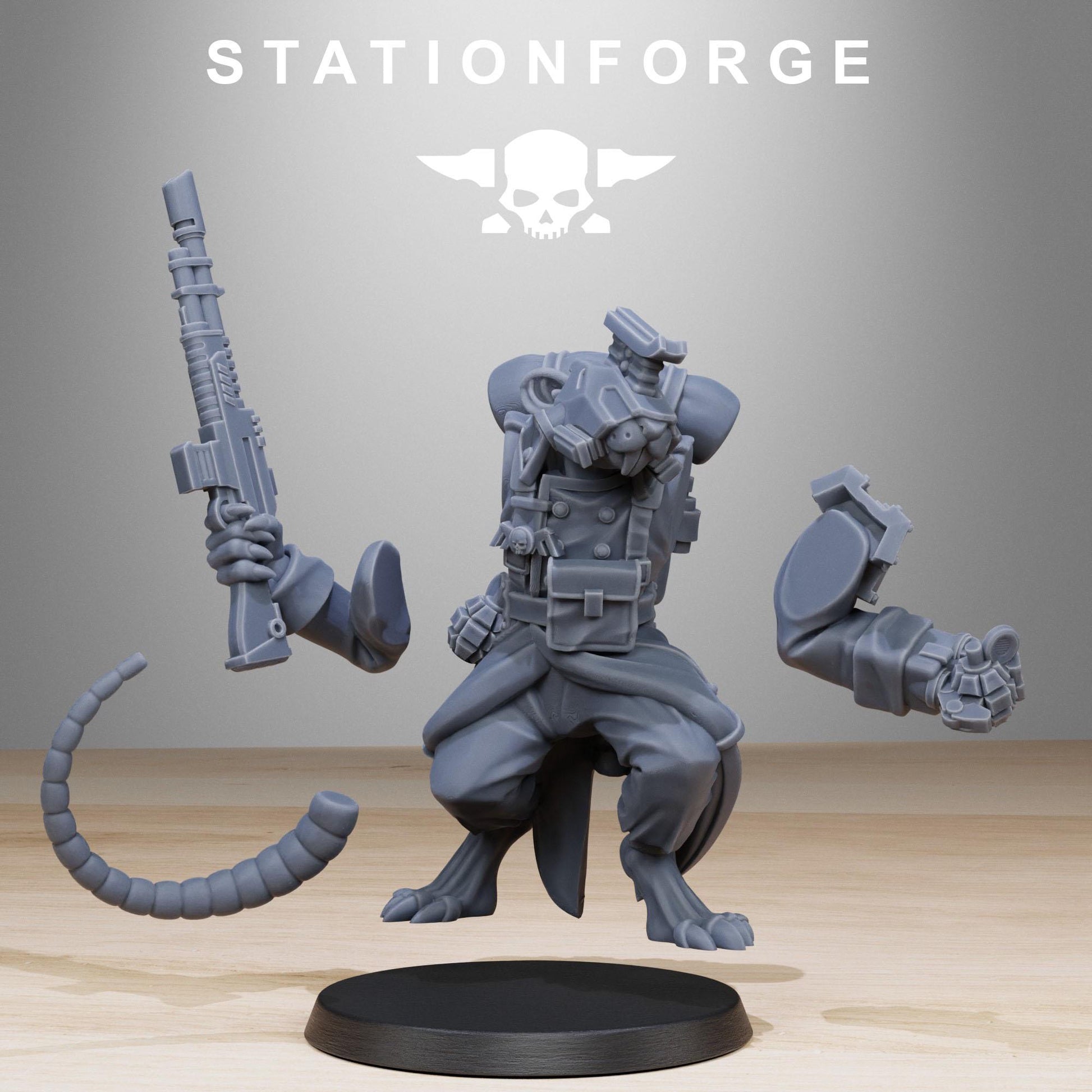 3D Printed GrimGuard Raticus by StationForge Miniatures – Last Hope ...