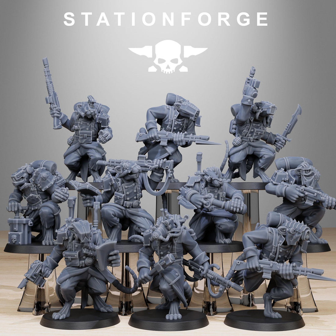 3D Printed GrimGuard Raticus by StationForge Miniatures – Last Hope ...