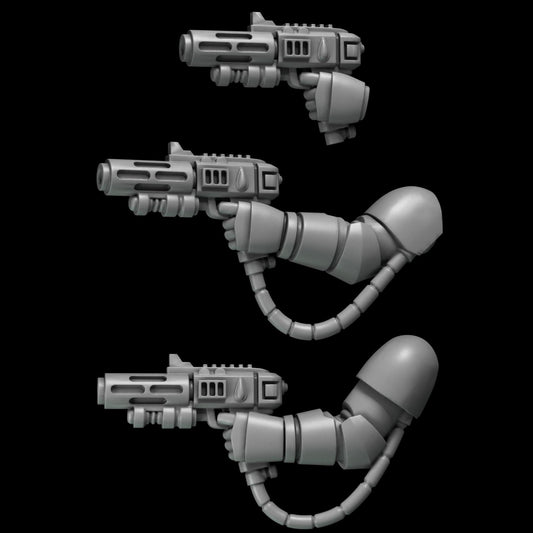 3d Printed Crimson Lords Hellfire Guns by Greytide Studio