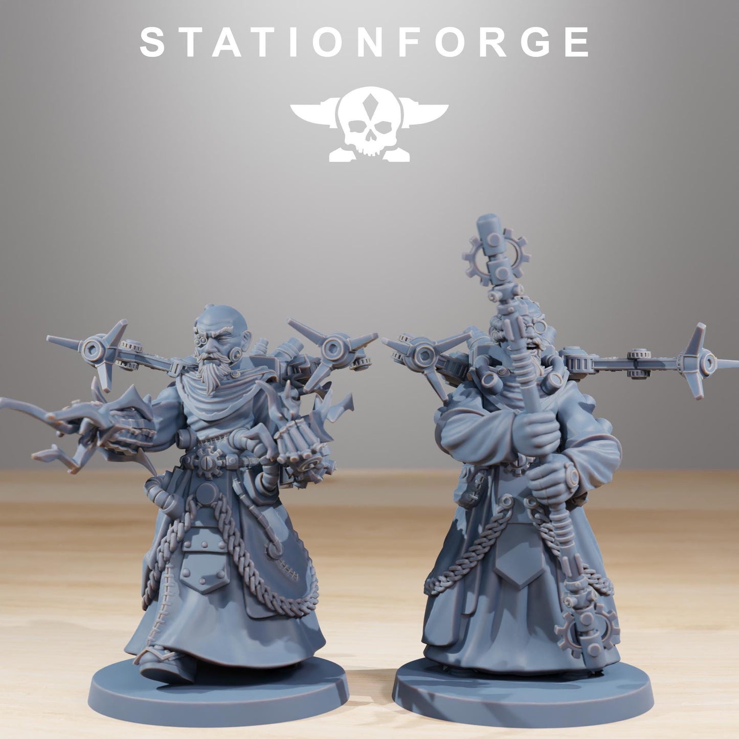 3D Printed Scavenger Preachers by StationForge Miniatures