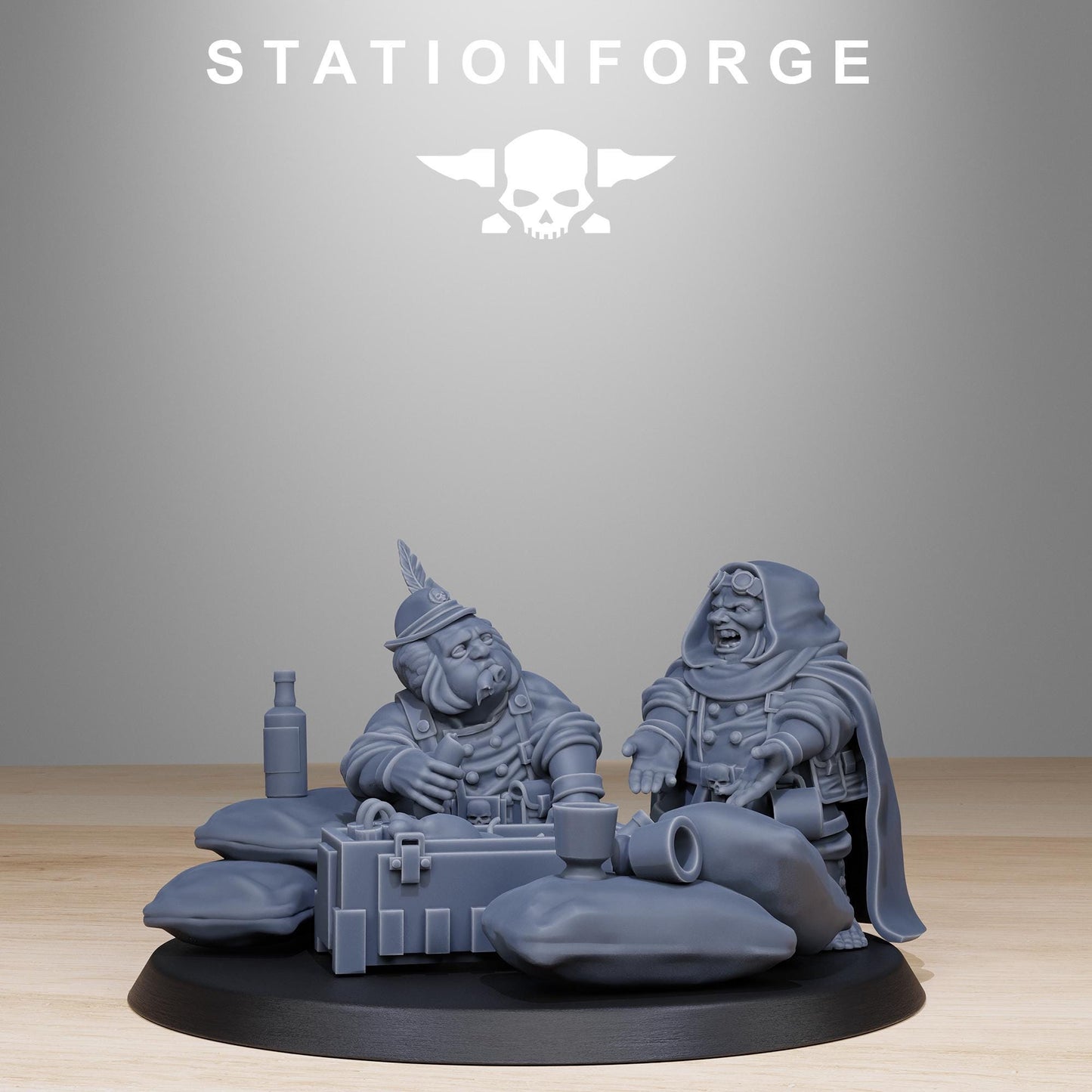 3D Printed GrimGuard Skulldart Trappers by StationForge Miniatures