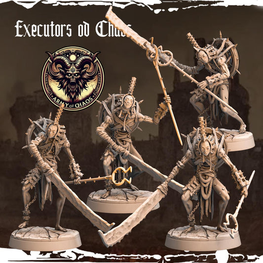 3D Printed Dreadful Executors of Chaos by Monolith Arts