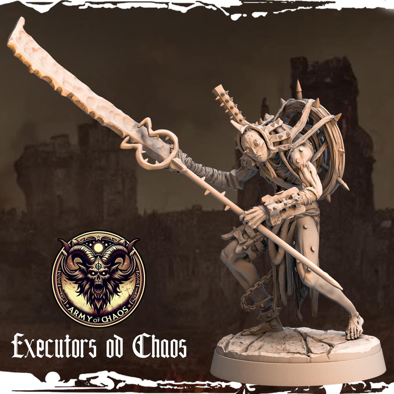 3D Printed Dreadful Executors of Chaos by Monolith Arts