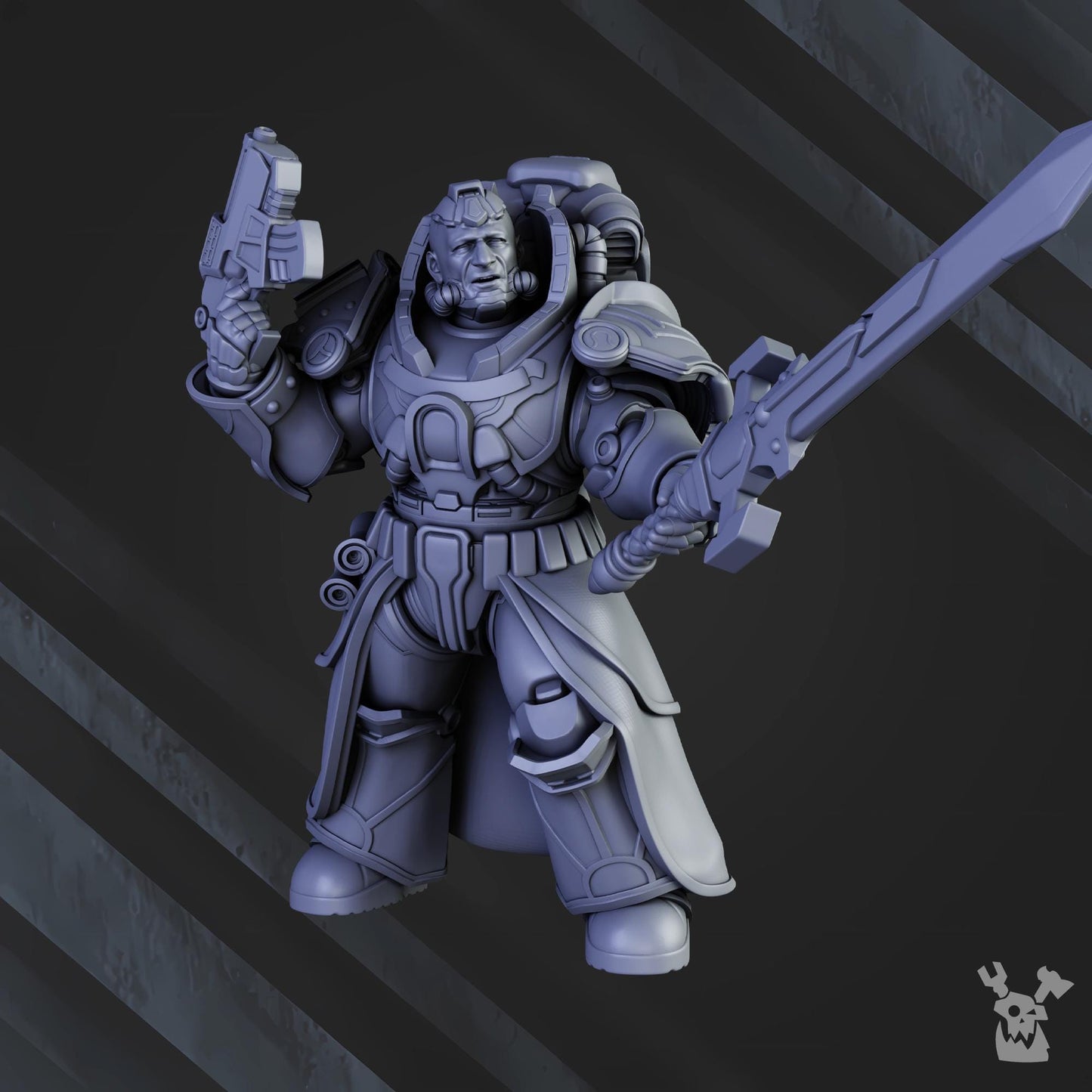 3D Printed Sir Laurence the Protector by DakkaDakka Miniatures