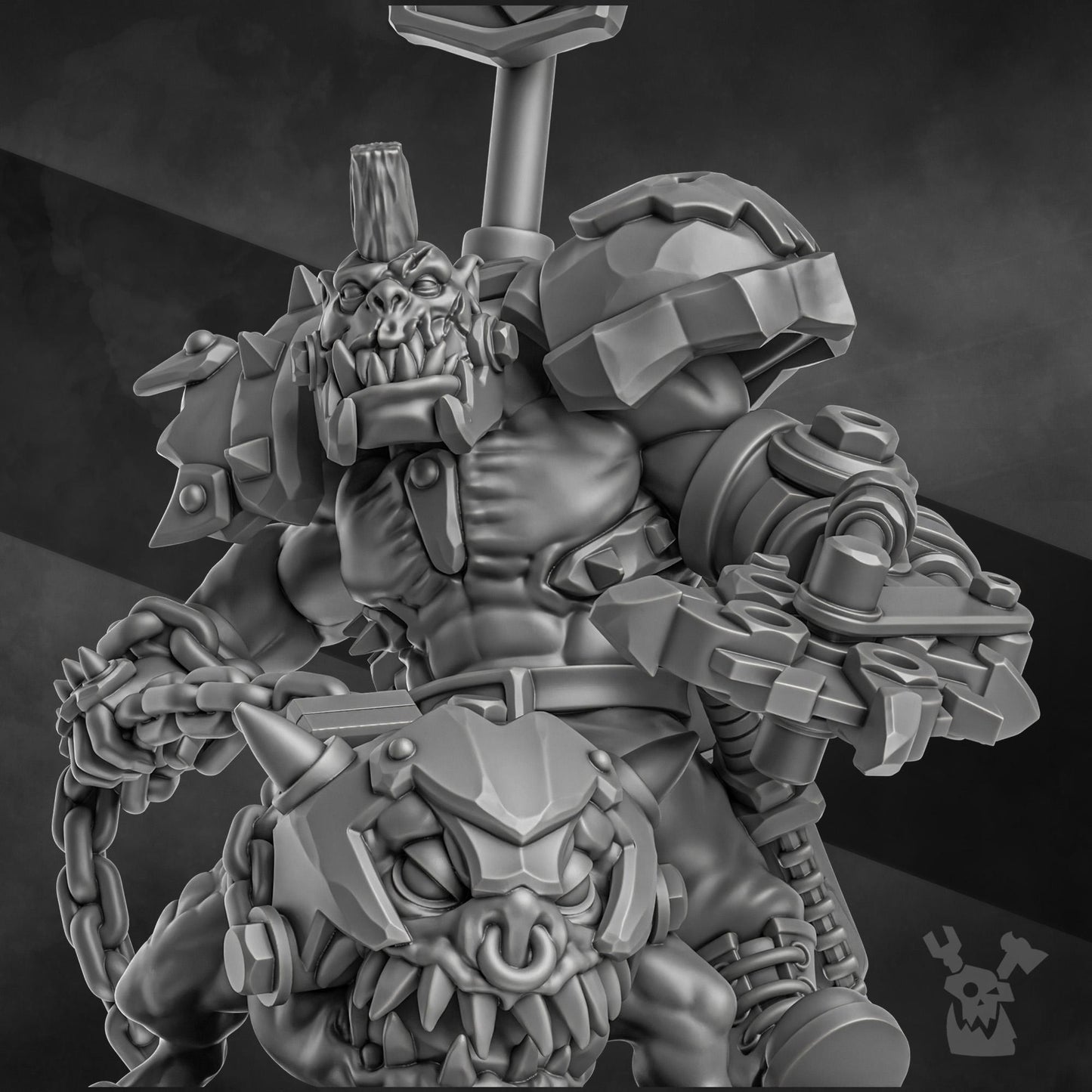 3d Printed Zargok Da Hogmasta by DakkaDakka Miniatures