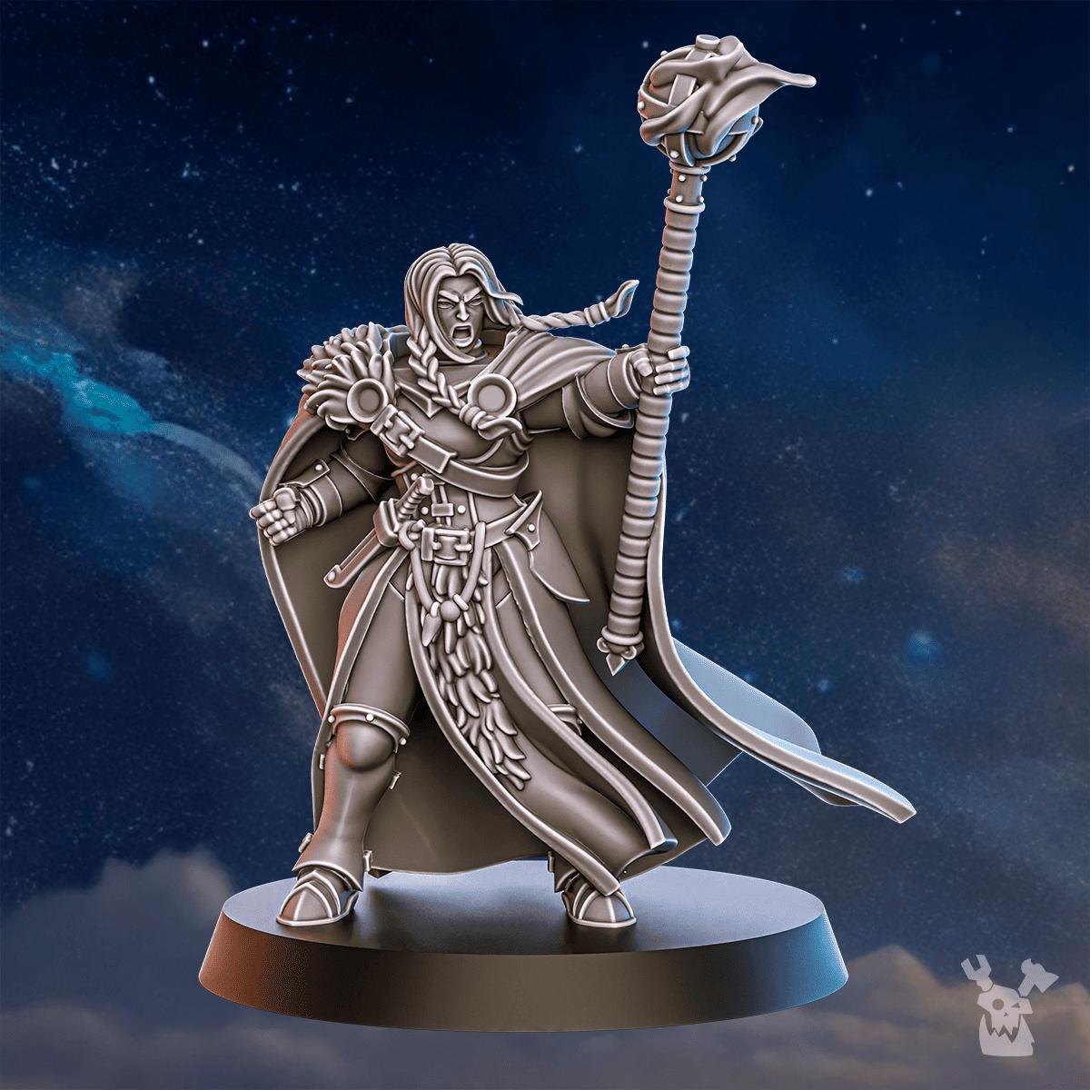 3d Printed Blackhide Tribe Signalist by DakkaDakka Miniatures