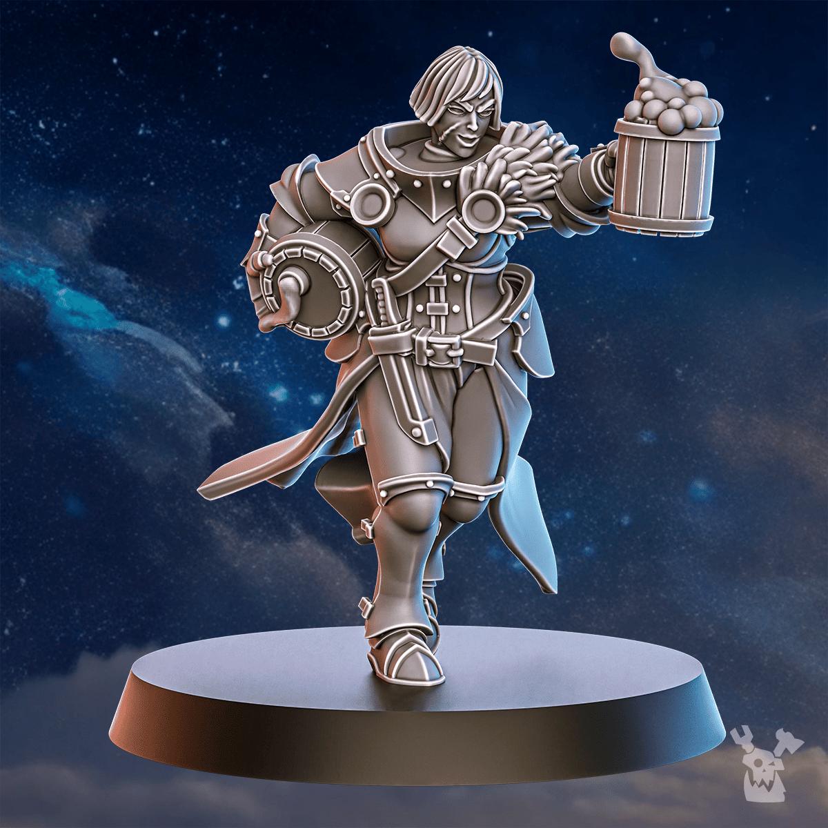 3d Printed Blackhide Brewmaster by DakkaDakka Miniatures